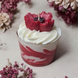 Bougie Coquelicot