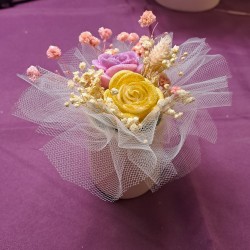 Minis bouquets de 2 roses