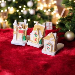 Maison de Noël Led Jesmonite