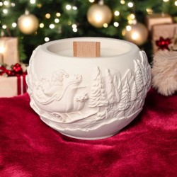 Bougie décor de Noël en...