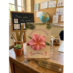 Carte Maîtresse fleur de Tiare