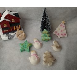 Lot de 10 fondants de Noël